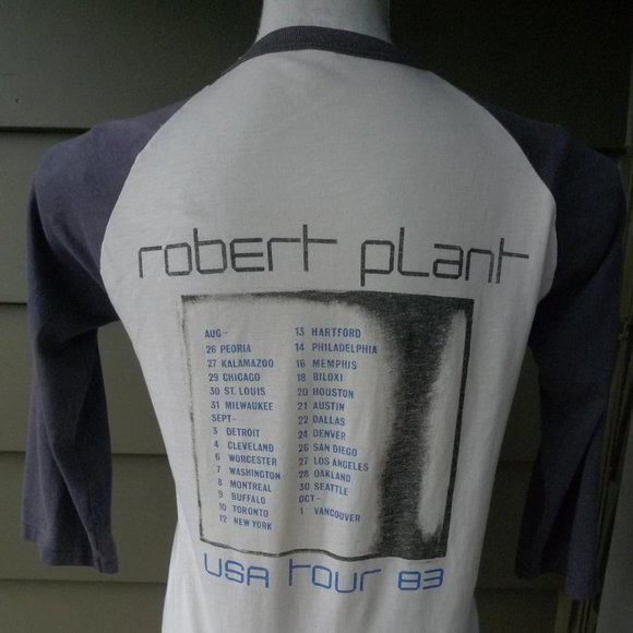 1983 Robert Plant Concert Single Stitch Shirt * Womens Small (37) - Picture 2 of 5